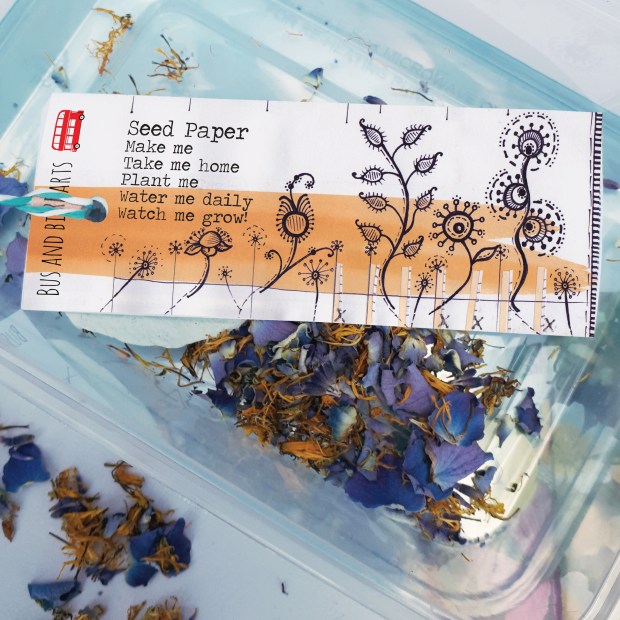 seed paper in situ at Portland College