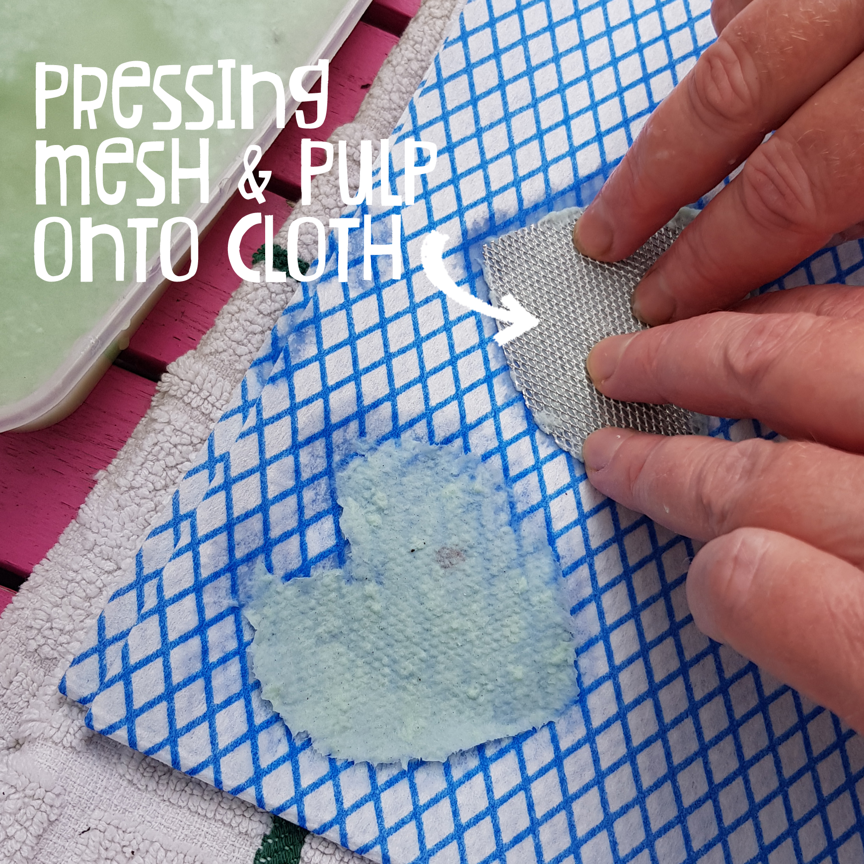 pulp and mesh to cloth